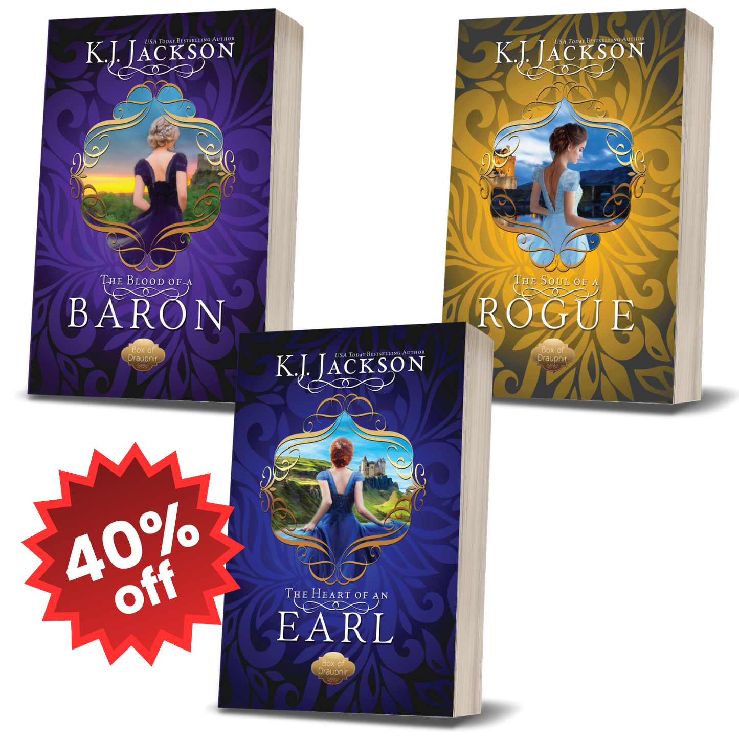 Exclusive Paperback Historical Collection: Box of Draupnir (3 SIGNED PAPERBACKs)